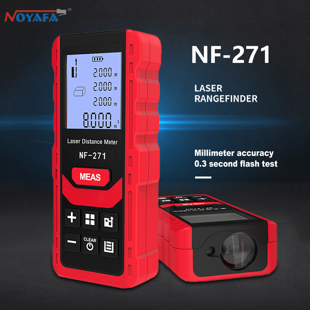 Industrial Laser Tape Measure - Noyafa NF-271 Laser Distance Meter 40M