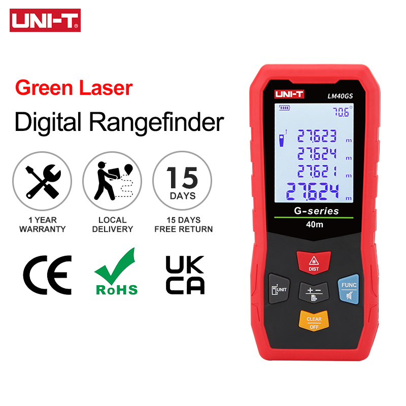 Industrial Laser Tape Measure - UNI-T Laser Distance Meter LM-GS Series