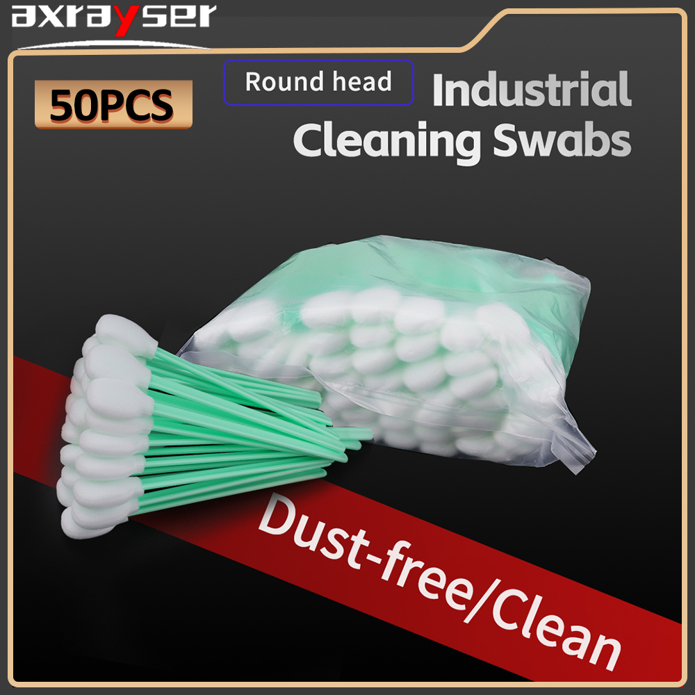 Industrial Laser Cleaning - 50PCS Cotton Swab Industrial Cleaning Swabs