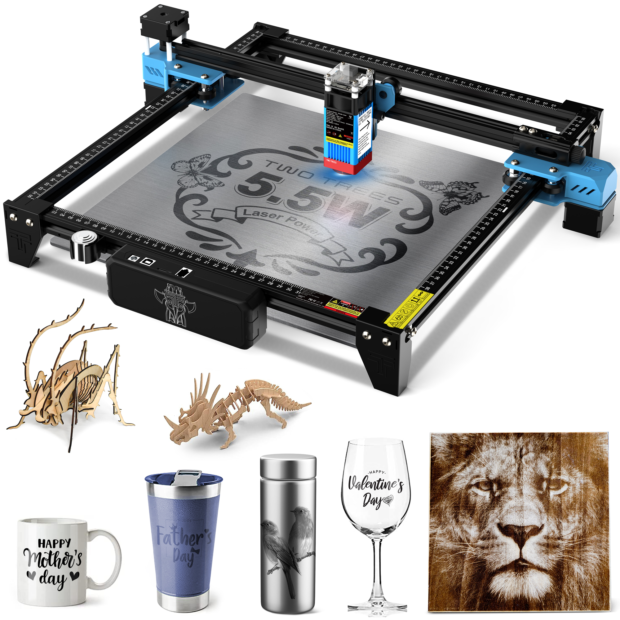 Industrial Laser Technology - TwoTrees TTS-55 PRO CNC Laser Engraving