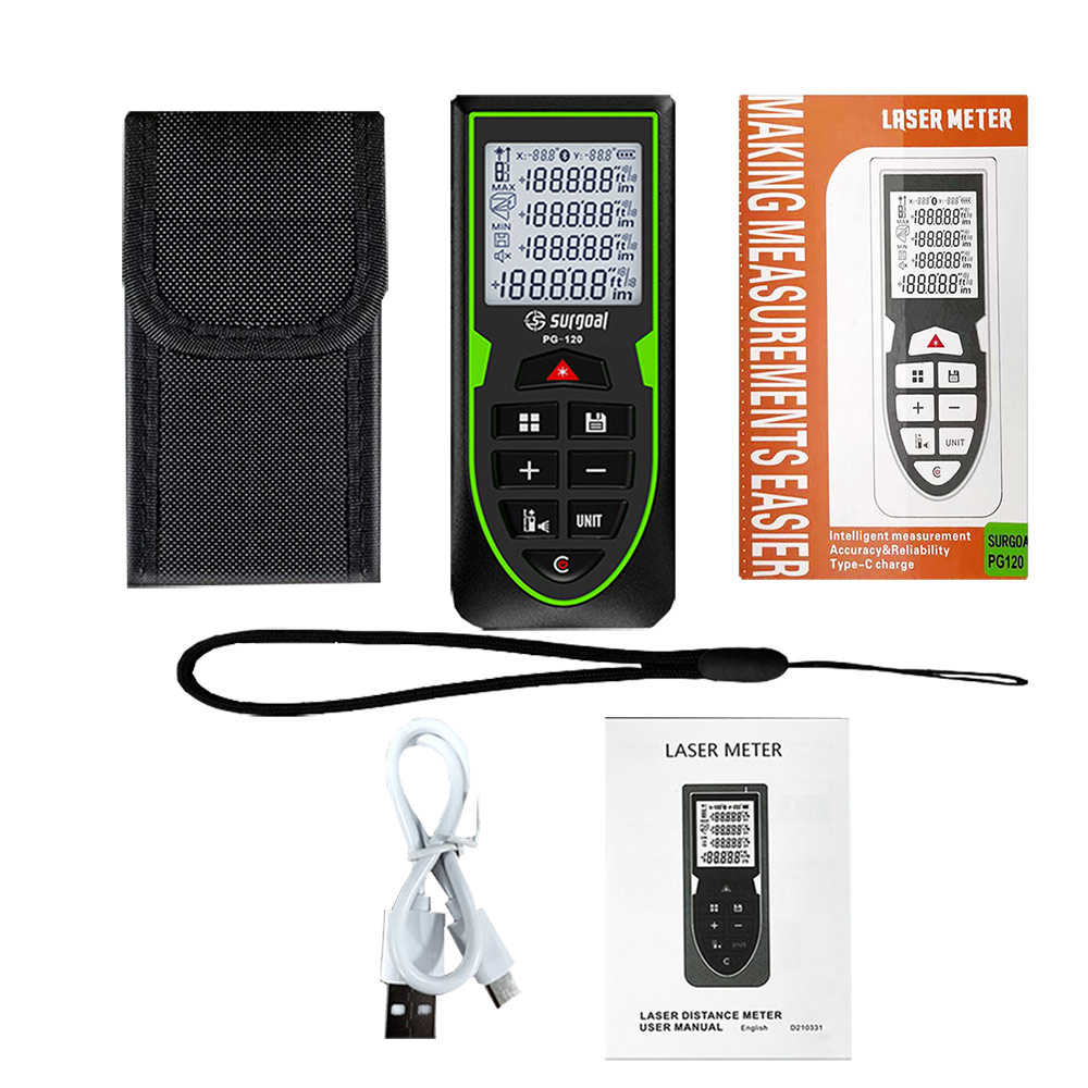Green Laser Distance Meter 120 - Industrial Laser Tape Measure review and price