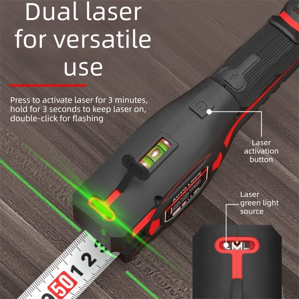 3-in-1 Laser Tape Measure Retr - Industrial Laser Tape Measure review and price