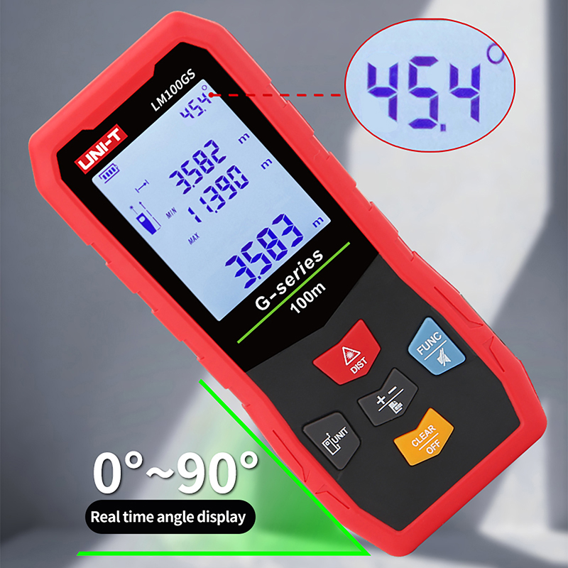 UNI-T Laser Distance Meter LM- - Industrial Laser Tape Measure review and price