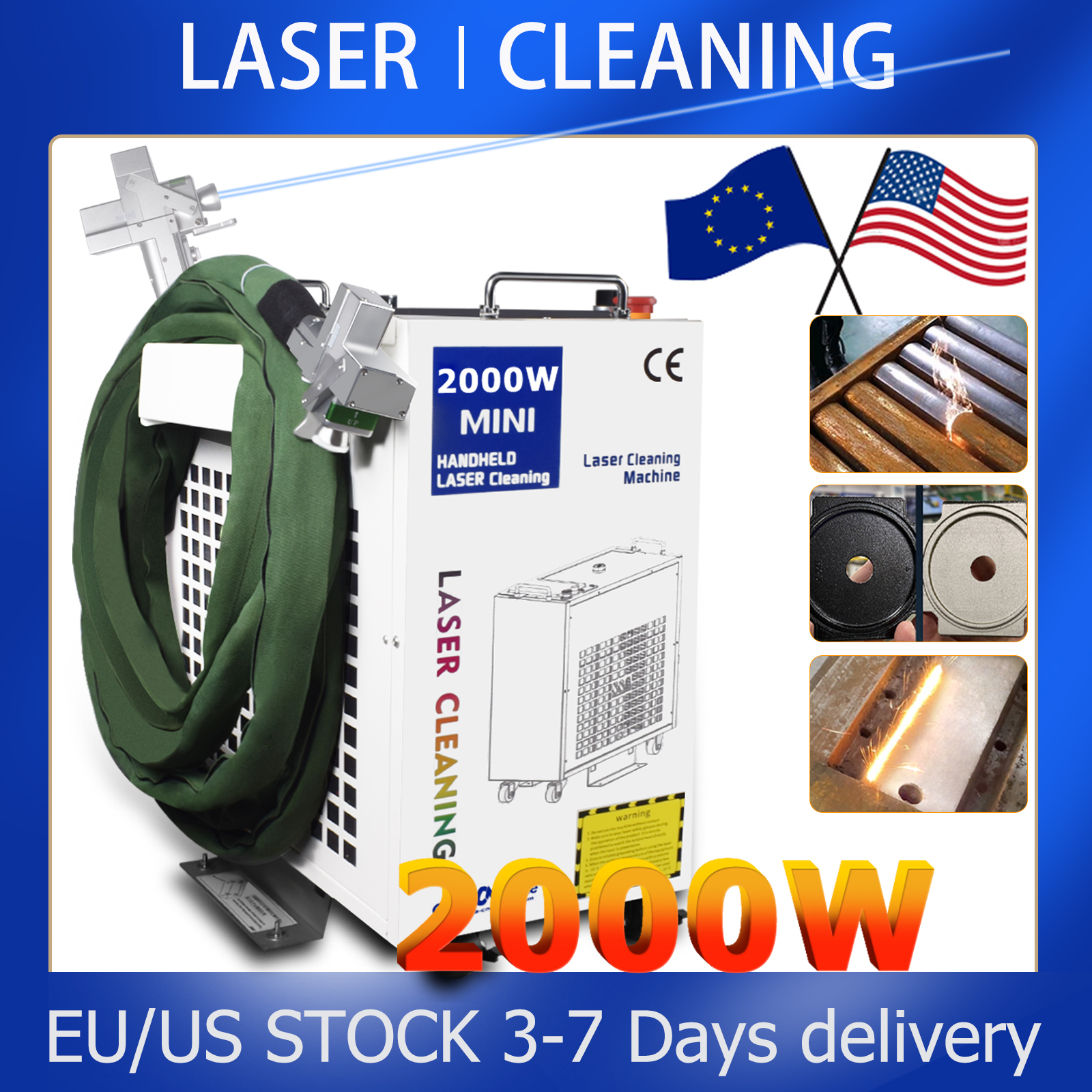 2000W Cleaning Machine Fiber L - Industrial Laser Rust Removal Machine review and price