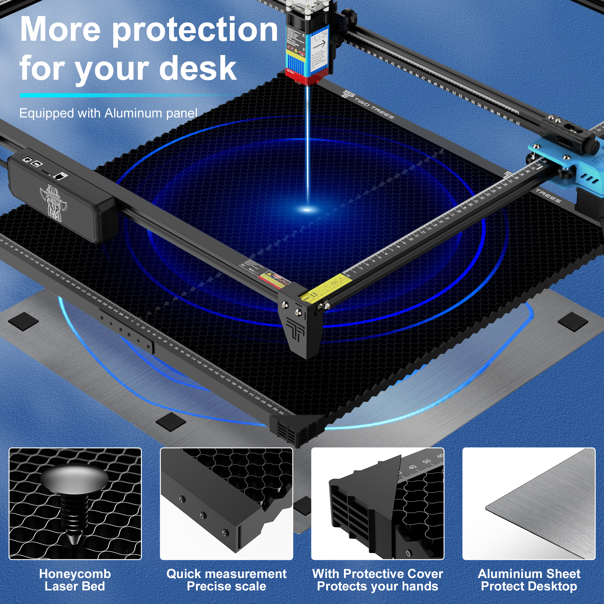 TWO TREES 600x600mm Upgraded S - Industrial Laser Technology review and price