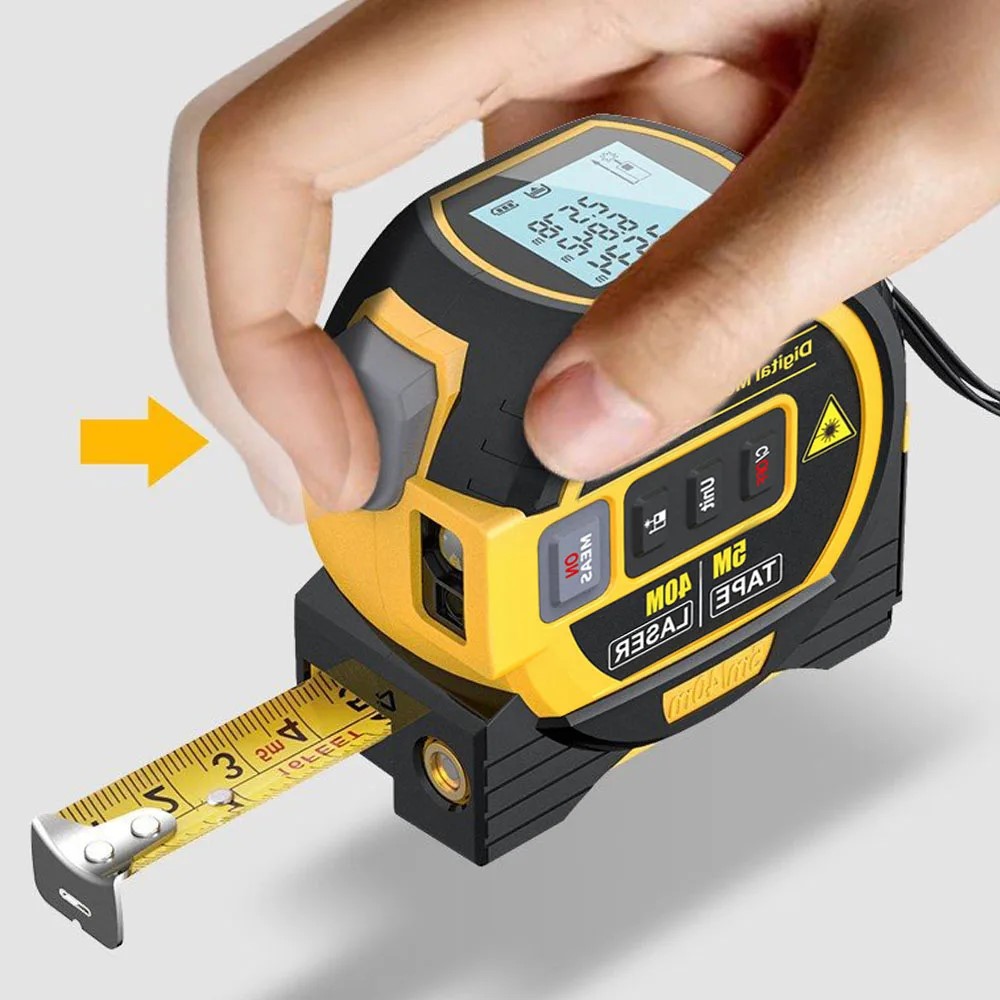 Laser Tape Measure 3 In 1 Digi - Industrial Laser Tape Measure review and price