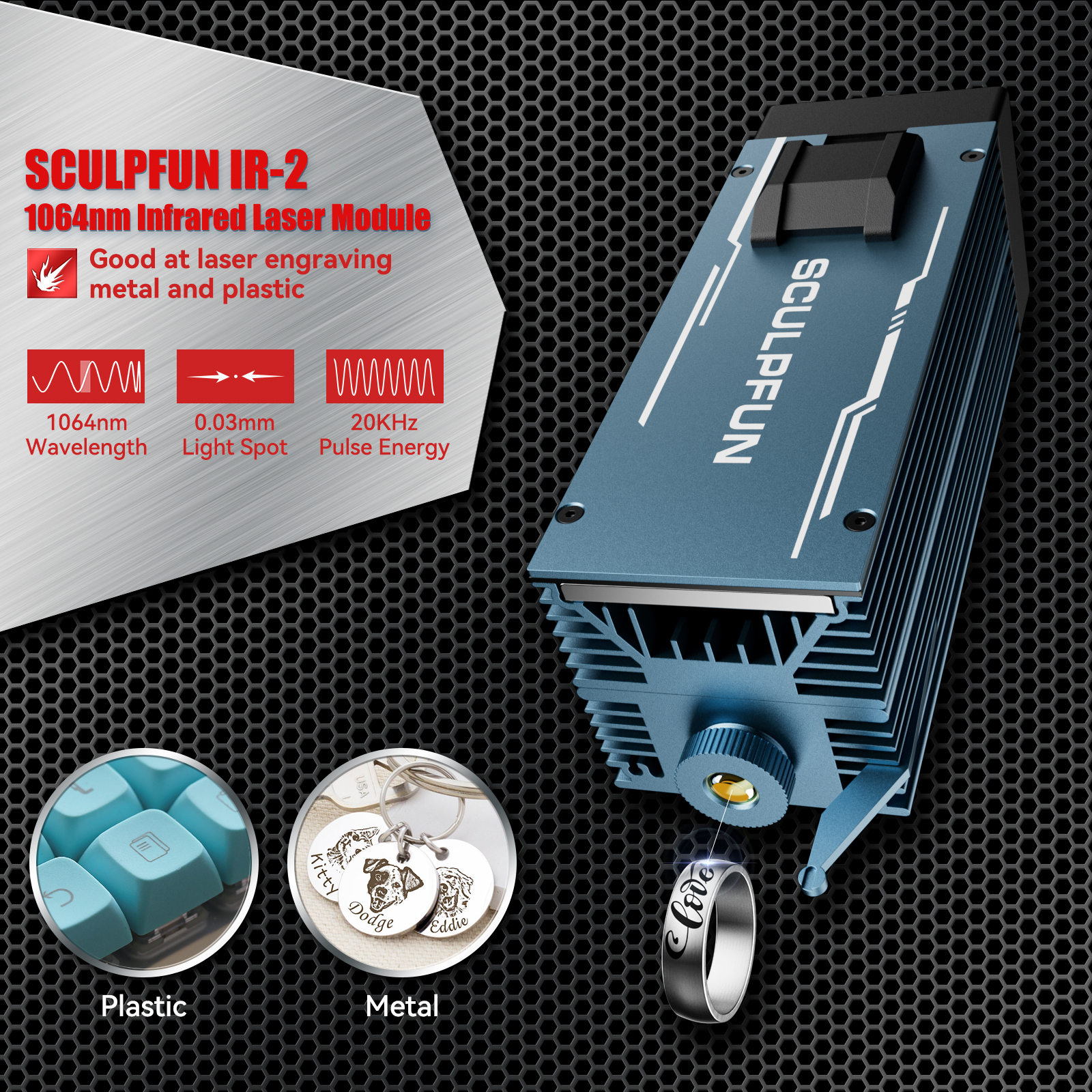 SCULPFUN 1064nm 2W Infrared La - Diode Laser Module review and price