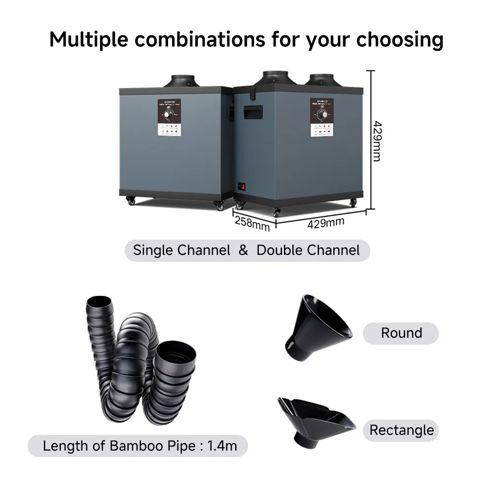 KNOKOO 200W Industrial Dust Fi - Industrial Laser Fume Extractor review and price