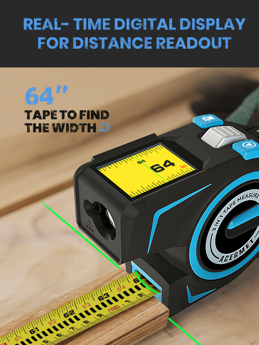 Laser Tape Measure 100M Profes - Industrial Laser Tape Measure review and price
