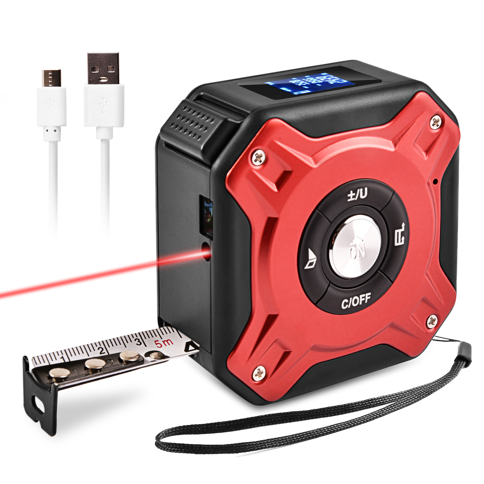 M/IN/FT High Precision Laser R - Industrial Laser Tape Measure review and price