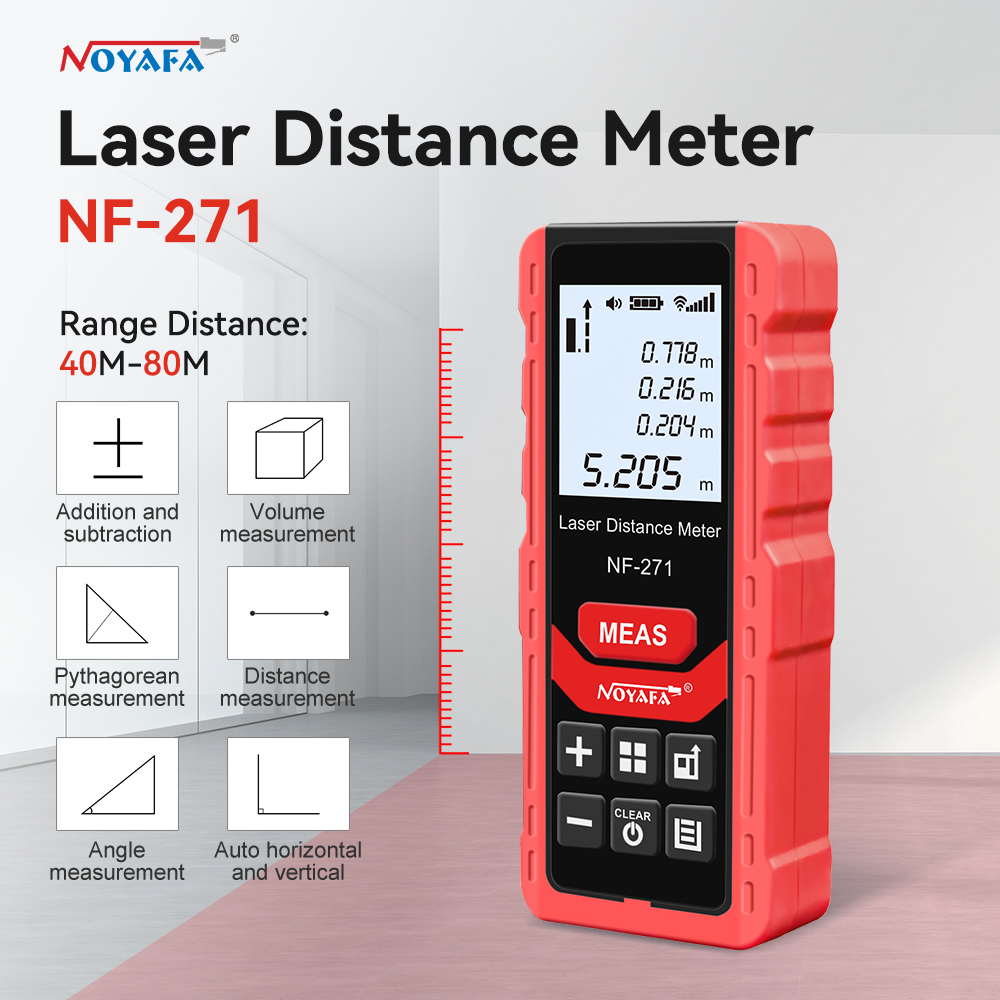 NOYAFA NF-271 Laser Rangefinde - Industrial Laser Tape Measure review and price
