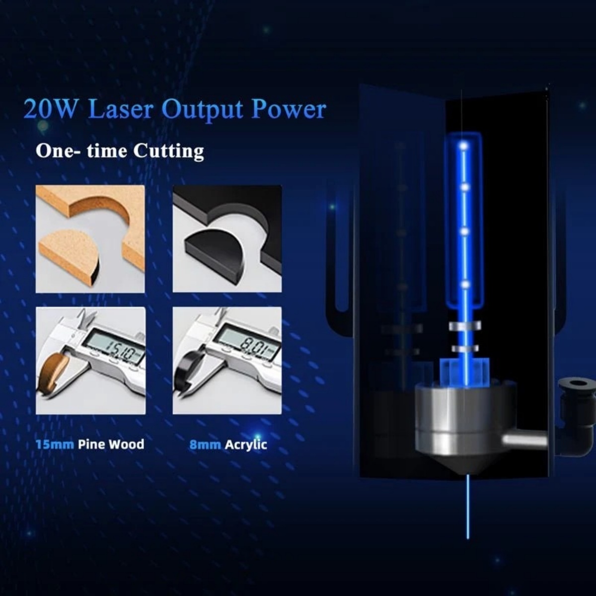 Longer RAY5 20W Laser Engraver - Diode Laser Module review and price