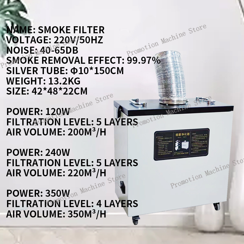 240W Pure Air Fume Extractor I - Industrial Laser Fume Extractor review and price