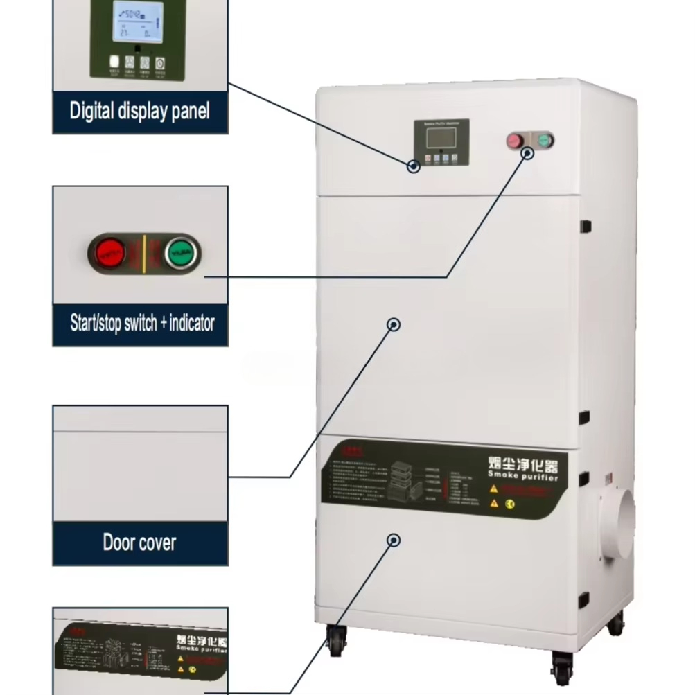 Industrial laser cutting flue  - Industrial Laser Fume Extractor review and price