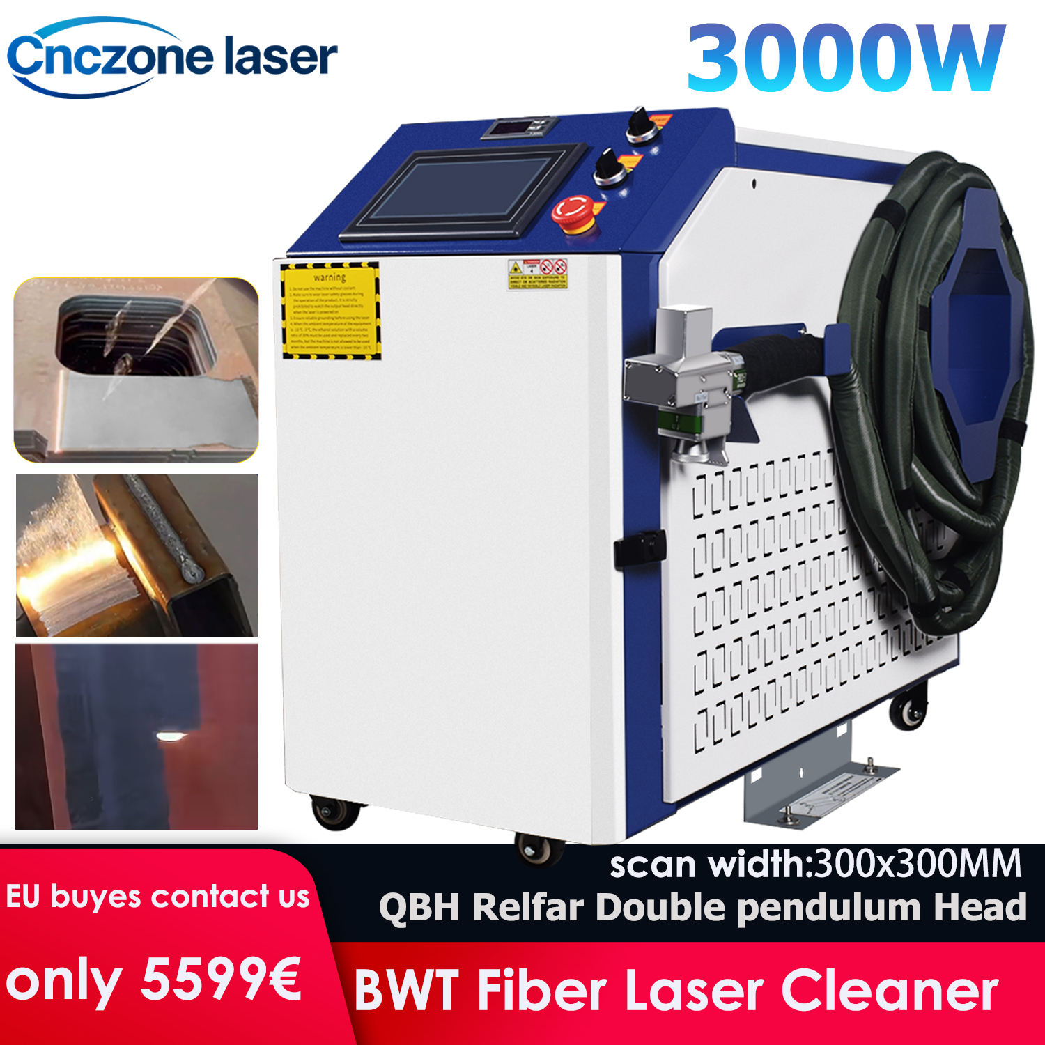 3000W Laser Cleaning Machine F - Industrial Laser Rust Removal Machine review and price
