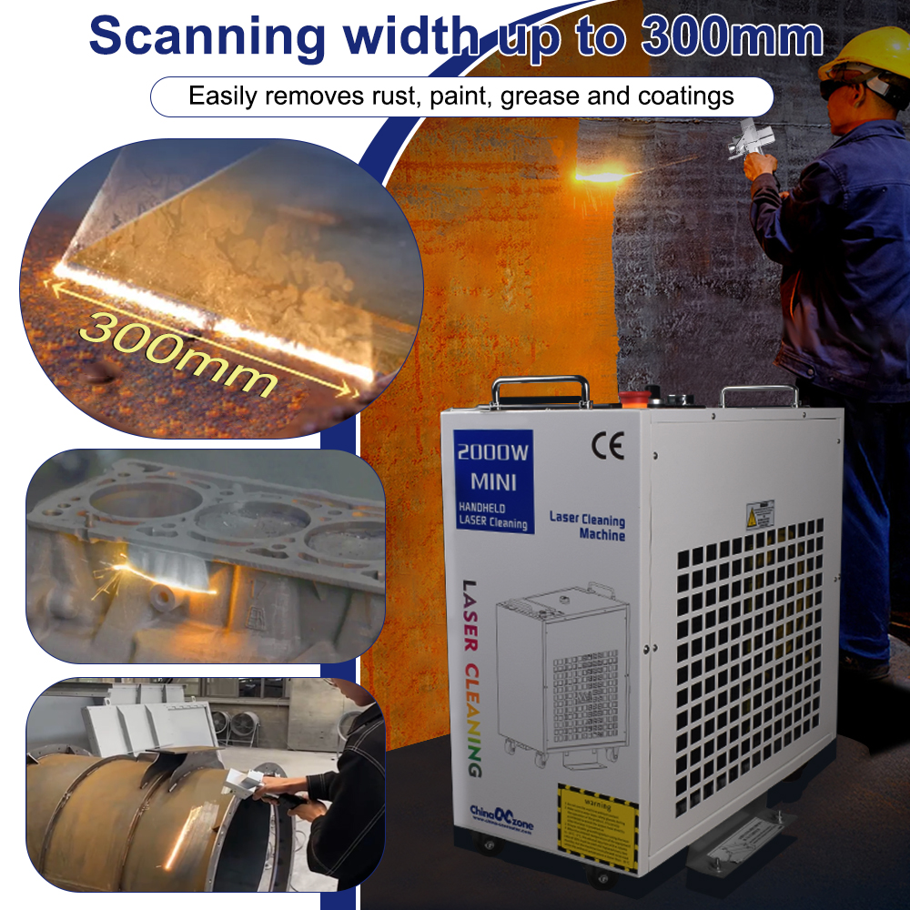 3000W Laser Cleaning Machine F - Industrial Laser Rust Removal Machine review and price