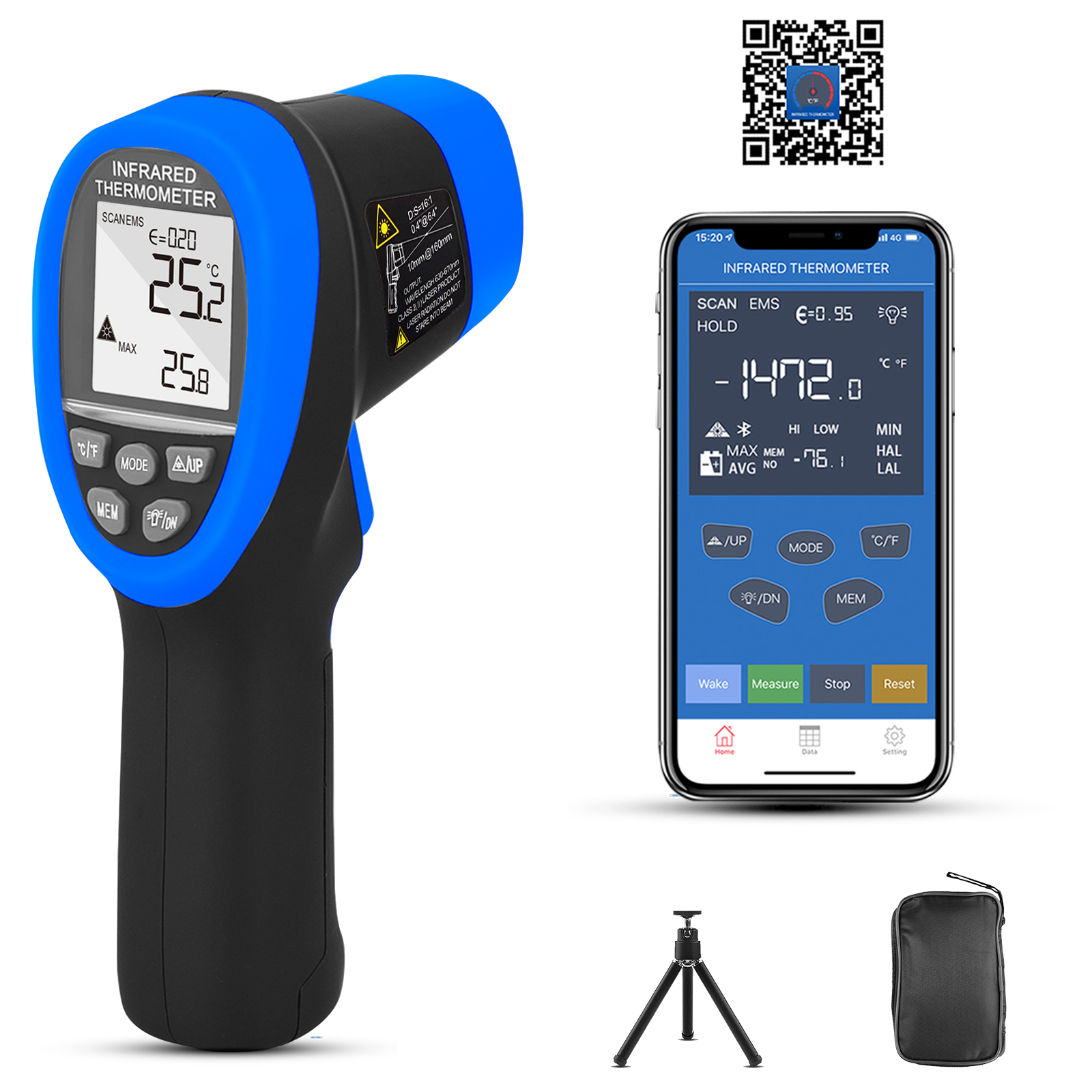 Infrared thermometer,digital l - Industrial Laser Measuring Device review and price